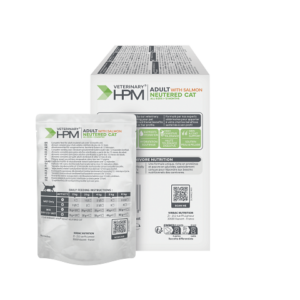 Veterinary HPM Chat Adult Neutered Saumon — 12 x 85 g