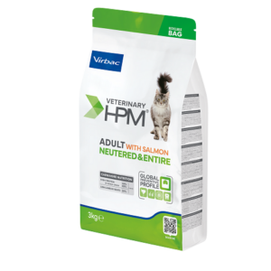 Veterinary HPM Chat Adult Neutered Saumon — 3 kg