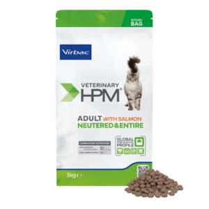 Veterinary HPM Chat Adult Neutered Saumon — 3 kg