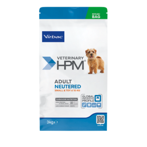 Veterinary HPM Chien Adult Neutered S&toy — 3 kg