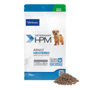 Veterinary HPM Chien Adult Neutered S&toy — 3 kg