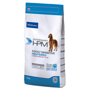 Veterinary HPM Chien Adult Neutered Sensitive Digest L&m — 12 kg
