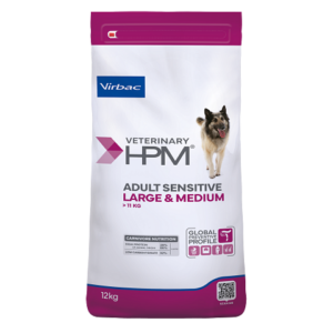 Veterinary HPM Chien Adult Sensitive Digest L&m — 12 kg