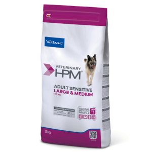 Veterinary HPM Chien Adult Sensitive Digest L&m — 12 kg