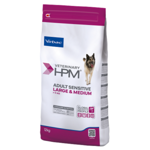 Veterinary HPM Chien Adult Sensitive Digest L&m — 12 kg