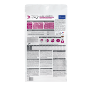 Veterinary HPM Chien Adult Sensitive Digest L&m — 3 kg