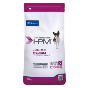 Veterinary HPM Chien Junior Special M — 12 kg